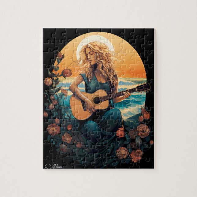Quebra-cabeça guitarra (Vertical)