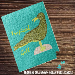 Quebra-cabeça Gull-Brown tropical