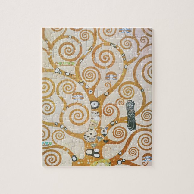 Quebra-cabeça Gustav Klimt A Árvore Da Vida Art Nouveau (Vertical)