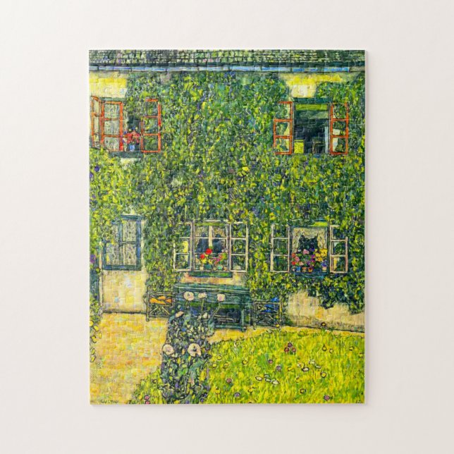Quebra-cabeça Gustav Klimt A Casa de Guardaboschi (Vertical)