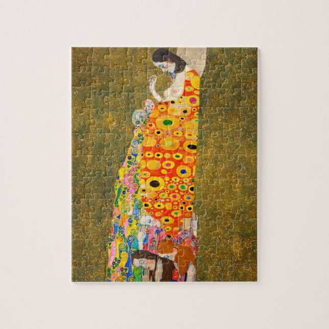 Quebra-cabeça Gustav Klimt A Esperança II, Die Hoffnung II (Vertical)