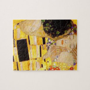 Quebra-cabeça Gustav Klimt A Pintura Clássica Beija