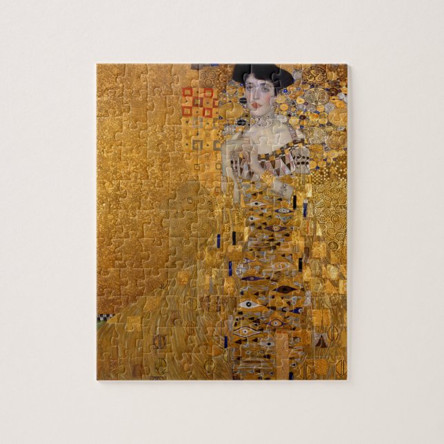 Quebra-cabeça Gustav Klimt - Adele Bloch-Bauer I Pintura (Vertical)