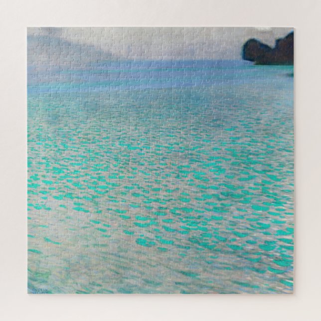 Quebra-cabeça Gustav Klimt - Attersee (Vertical)