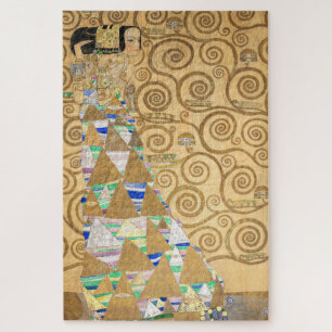 Quebra-cabeça Gustav Klimt - Expectativa, Frieze Stoclet