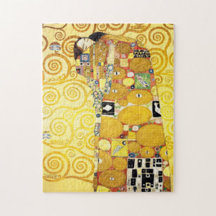 Quebra-cabeça Gustav Klimt Fulfillment Amadurece Belas Artes