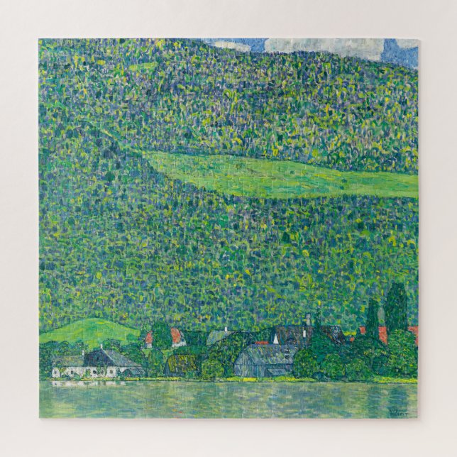 Quebra-cabeça Gustav Klimt - Litzlberg am Attersee (Vertical)