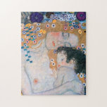 Quebra-cabeça Gustav Klimt - Mãe e Filho<br><div class="desc">Mãe e Criança (detalhe da Mulher de Três Idades) - Gustav Klimt,  Oil on Canvas,  1905</div>