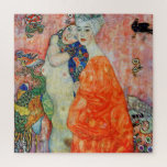 Quebra-cabeça Gustav Klimt - Mulheres Amigas<br><div class="desc">Mulheres Amigas - Gustav Klimt,  Petróleo na Canvas,  1916-17 (destruído em 1945)</div>