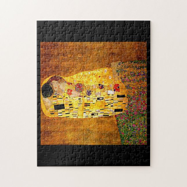 Quebra-cabeça Gustav Klimt, O Beijo, (Vertical)