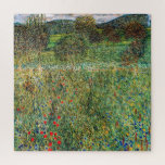 Quebra-cabeça Gustav Klimt - Pomar<br><div class="desc">Pomar / Campo de floração / Campo de flores - Gustav Klimt,  Óleo na Canvas,  1907</div>
