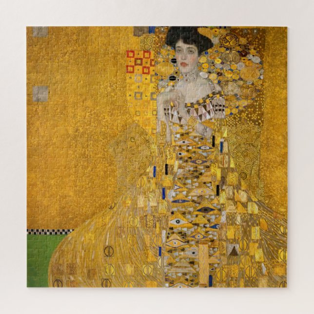 Quebra-cabeça Gustav Klimt - Retrato de Adele Bloch-Bauer I (Vertical)