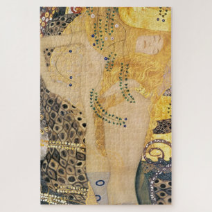 Quebra-cabeça Gustav Klimt - Serpentes de Água I