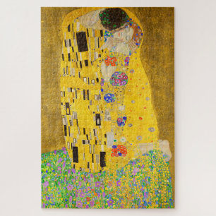 Quebra-cabeça Gustav Klimt The Kiss Fine Art