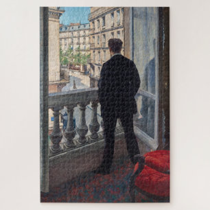 Quebra-cabeça Gustave Caillebotte - Homem na Janela