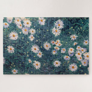 Quebra-cabeça Gustave Caillebotte - Leito de Margaridas, Detalhe