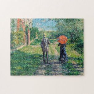 Quebra-cabeça Gustave Caillebotte - O Caminho Uphill