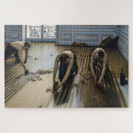 Quebra-cabeça Gustave Caillebotte - Os Rasquetes de Soalho