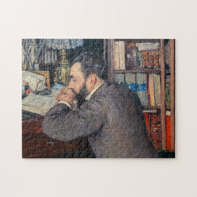 Quebra-cabeça Gustave Caillebotte - Retrato de Henri Cordier (Horizontal)