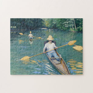 Quebra-cabeça Gustave Caillebotte - Skiffs nos Yerres