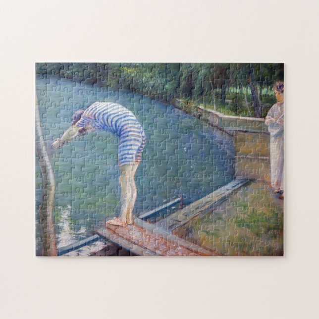 Quebra-cabeça Gustave Caillebotte - The Bather / The Diver (Horizontal)