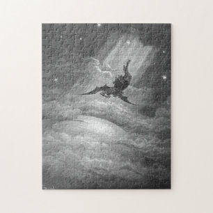 Quebra-cabeça Gustave Dore Satã Do Paraíso Perdeu John Milton