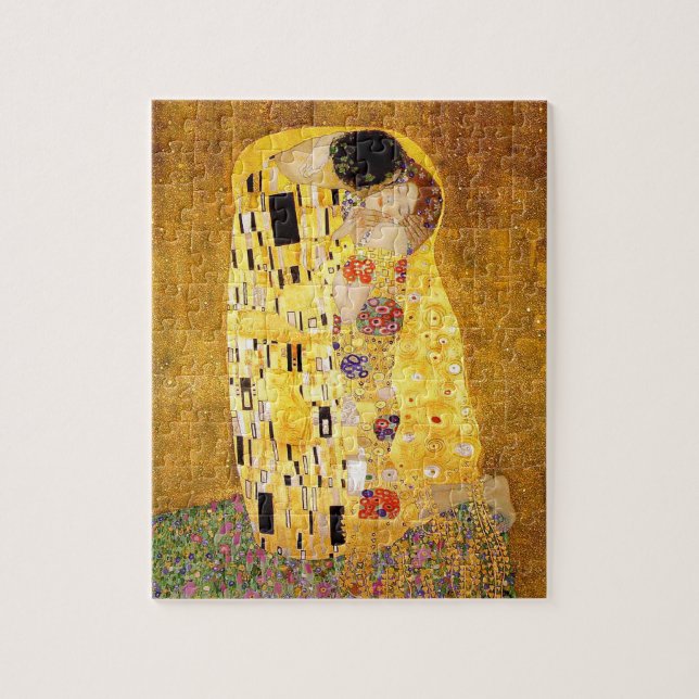 Quebra-cabeça Gustavo Klimt "o beijo" (Vertical)