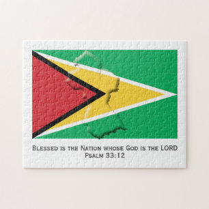 Quebra-cabeça GUYANA Nação Abençoada PAVILHÃO GUIANÊS