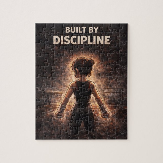 Quebra-cabeça Gymnast Motivation Puzzle Powerful Athlete Mindset (Vertical)