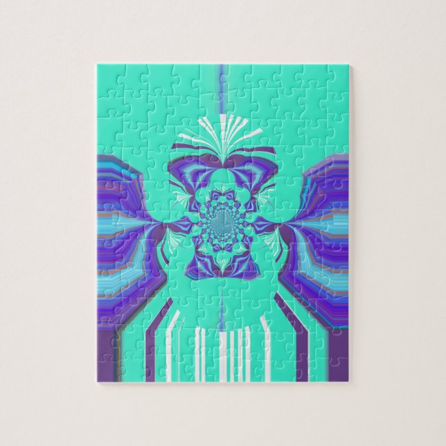 Quebra-cabeça Hakuna Matata Roxo (Vertical)