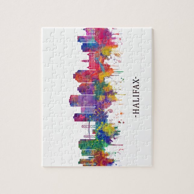 Quebra-cabeça Halifax Canada Skyline (Vertical)
