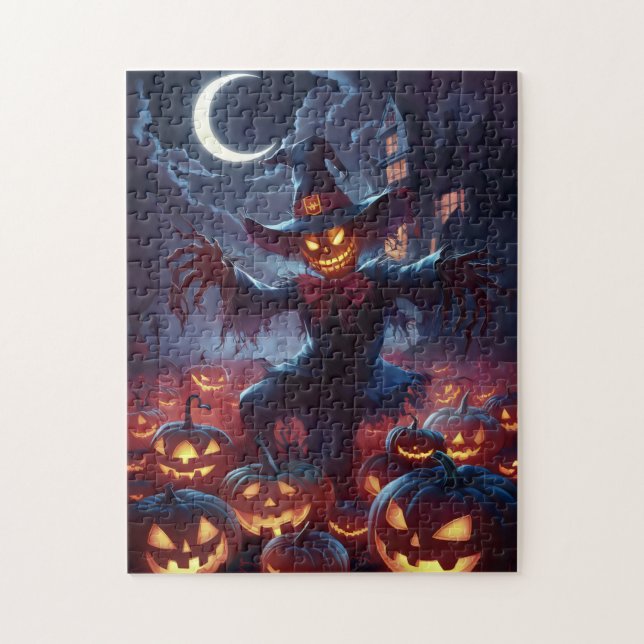 Quebra-cabeça Halloween. (Vertical)