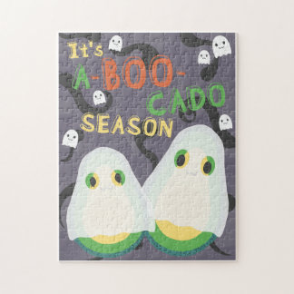 Quebra-cabeça Halloween A-BOO-Cado Spooky Cute Avocado Ghosts