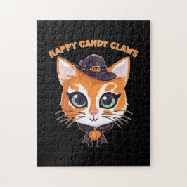 Quebra-cabeça Halloween Cat