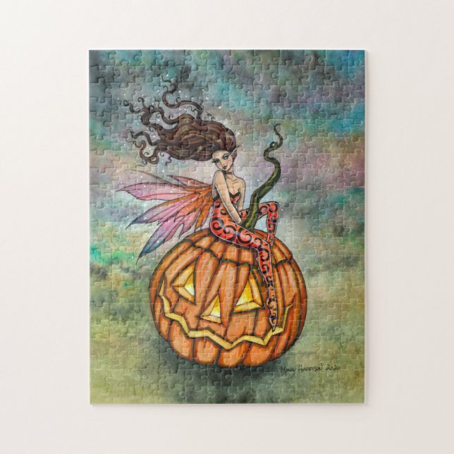 Quebra-cabeça Halloween Fairy Fantasy Art de Molly Harrison (Vertical)