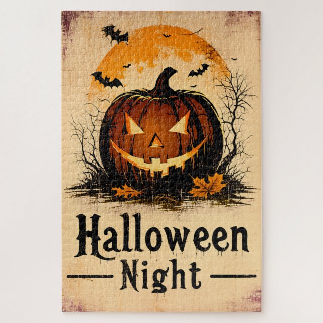 Quebra-cabeça Halloween Graphic – 1960s Theme Edition (Vertical)