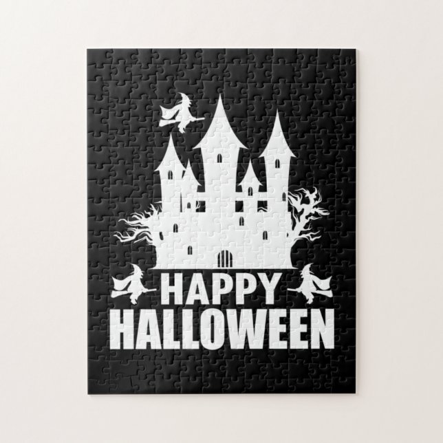 Quebra-cabeça Halloween Happy Halloween Aniversário (Vertical)