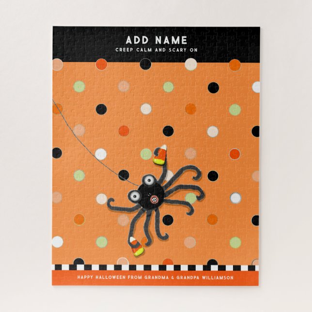 Quebra-cabeça Halloween Personalizado para Crianças (Vertical)