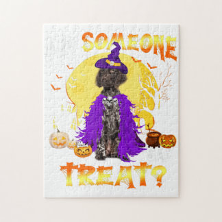 Quebra-cabeça Halloween, Ponteiro de Cachorro Alemão, Fez Alguém