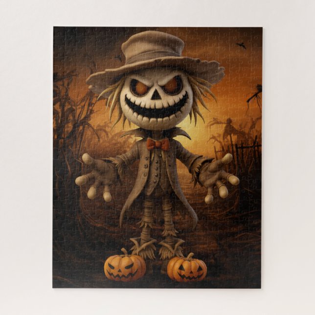 Quebra-cabeça Halloween Scarecrow Puzzle (Vertical)