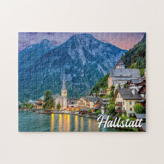 Quebra-cabeça Hallstatt, Áustria (Horizontal)
