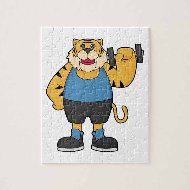 Quebra-cabeça Halter de Fitness Tiger (Vertical)