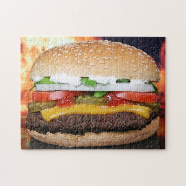 Quebra-cabeça Hamburger (Horizontal)