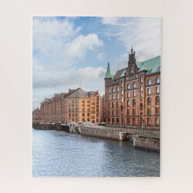 Quebra-cabeça Hamburgo Alemanha (Vertical)