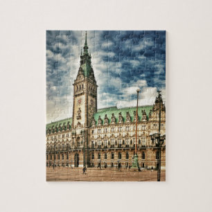 Quebra-cabeça Hamburgo Rathaus, Alemanha