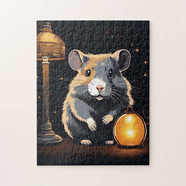 Quebra-cabeça Hamster Cozy Ambiance (Vertical)