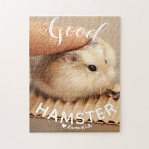 Quebra-cabeça Hamter bonito sendo um bom hamster