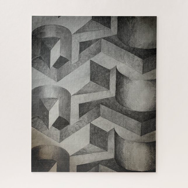 Quebra-cabeça Hanger Abstrato (Vertical)