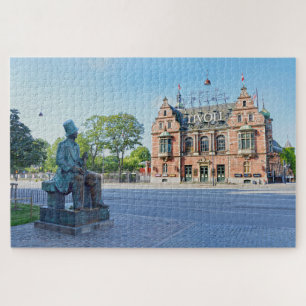 Quebra-cabeça Hans Christian Andersen Estátua, Copenhaga Dinama