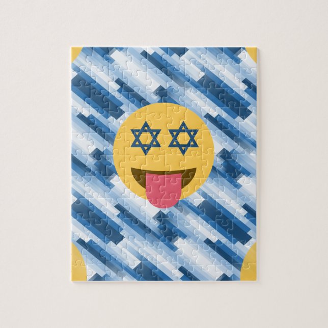 Quebra-cabeça hanukkah chanukkah emoji (Vertical)